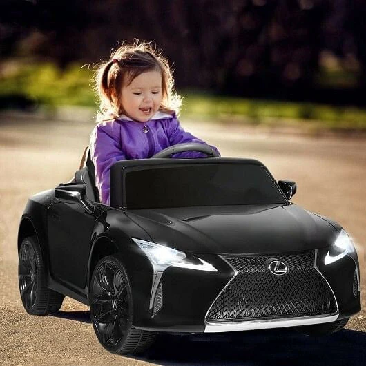Kids Licensed Electric Remote Control Lexus LC500 Ride-On Vehicle Black - Image 2