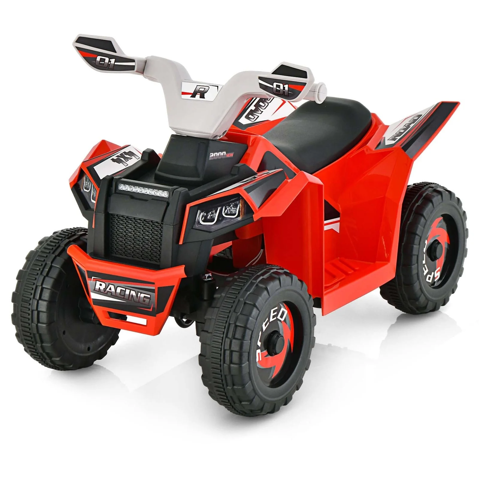Motorized Kids 4-Wheel ATV Quad Ride-On Toy Car with 6V Battery
