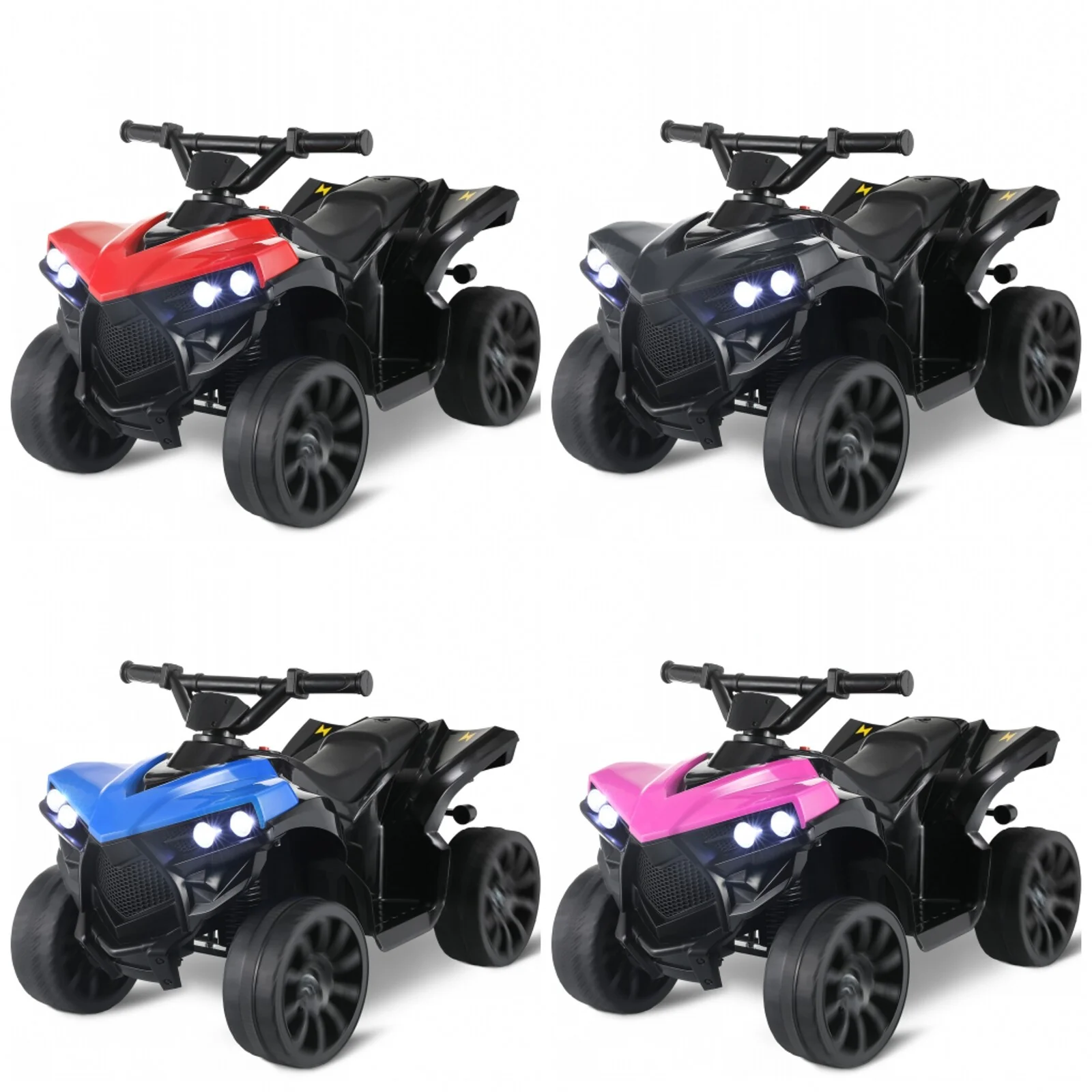 Electric 6V Kids Ride-On Off-Road ATV Quad Car with Music and Lights - Image 7
