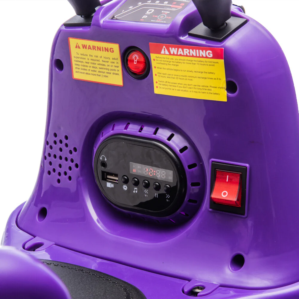 Kids Ride-On Bumper Car with Two-Handed Direction Control and Protective Bumper Strip - Image 14