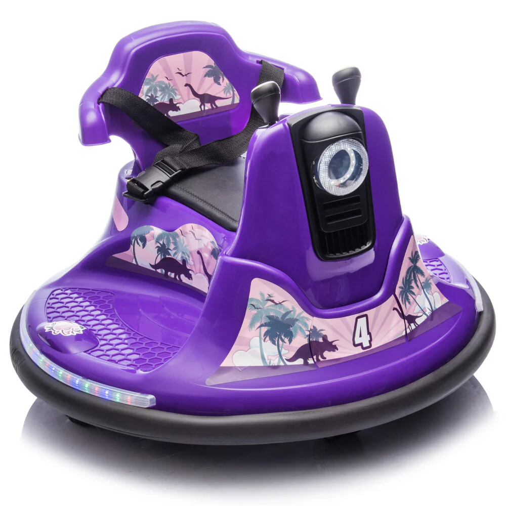 Kids Ride-On Bumper Car with Two-Handed Direction Control and Protective Bumper Strip - Image 8