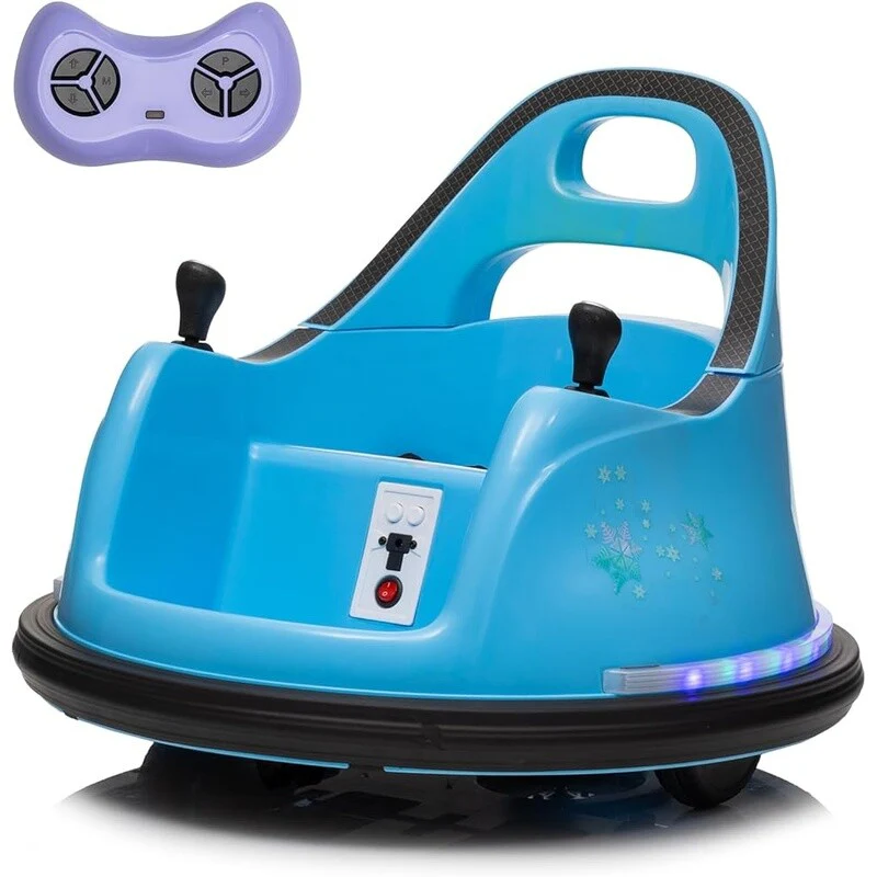 12V Remote Control Ride-On Bumper Car for Toddlers with 360-Degree Spin, Indoor and Outdoor Use - Image 2