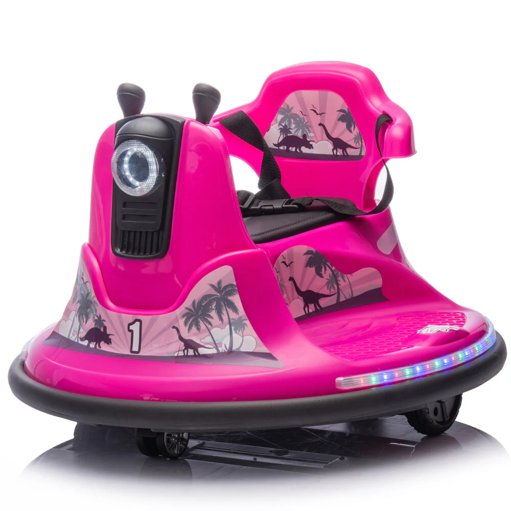 Kids Ride-On Bumper Car with Parent Remote Control and 360-Degree Rotation Two-Handed Switch - Image 21