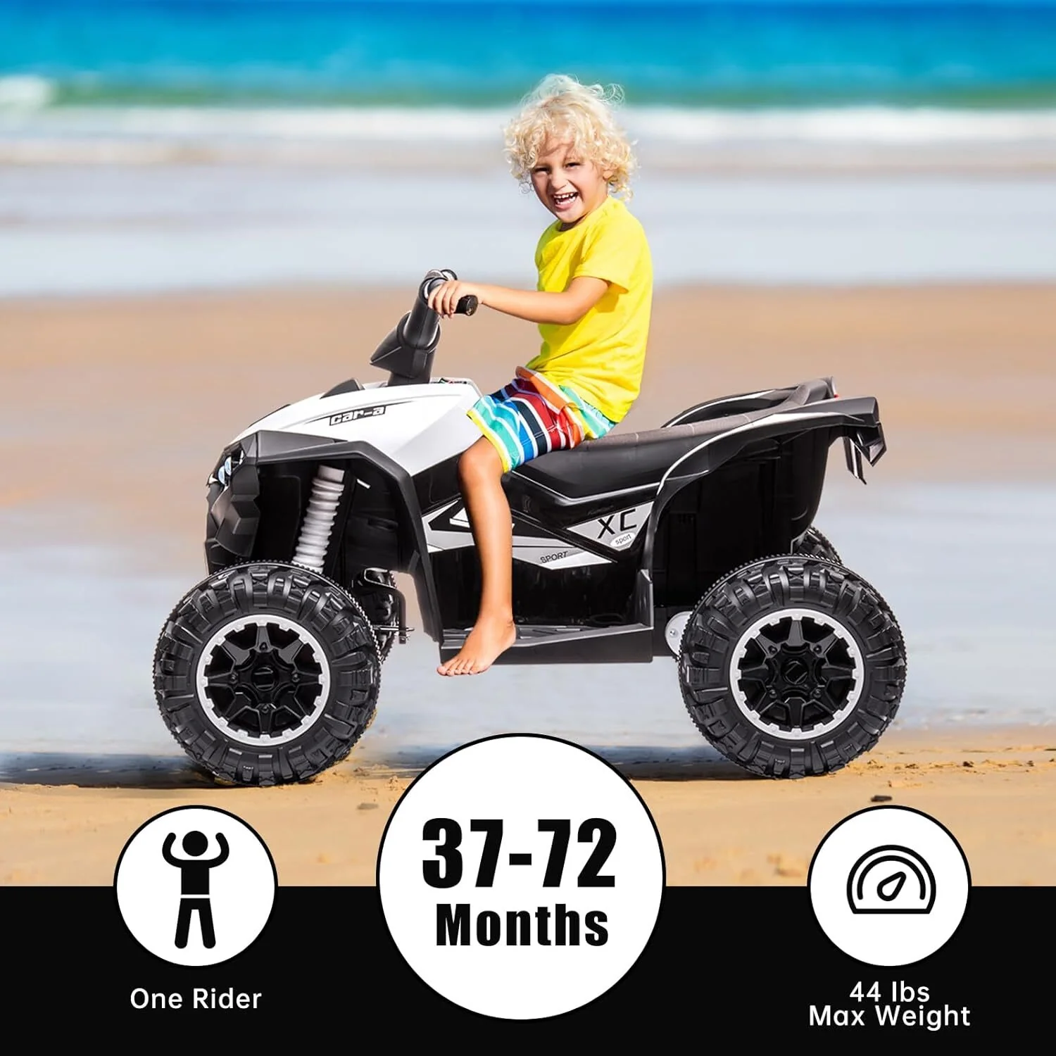 12V Electric Ride-On Car for Kids with 4 Wheels and Rechargeable Battery - Image 4