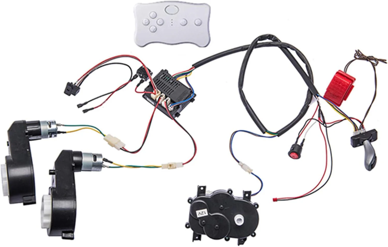 12V Kids Ride-On Car DIY Modified Harness with Complete Remote Control Circuit Set - Image 9