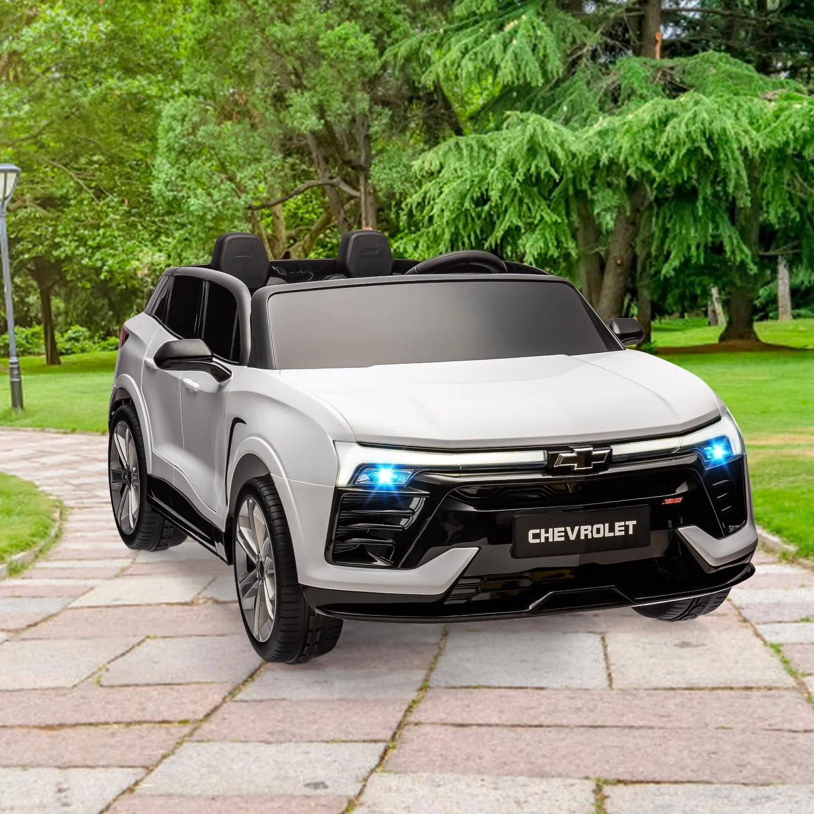 24V 2-Seater Licensed Chevrolet Blazer Ride-On SUV with Remote Control for Kids - Image 30