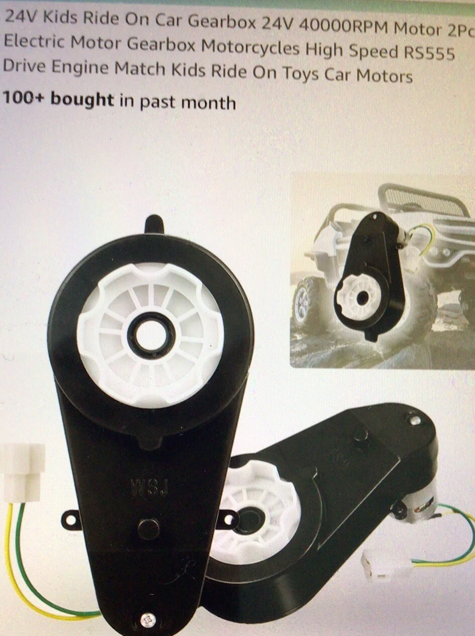 Kids Ride-On Car 24V 30000RPM Motor and Gearbox - Image 3