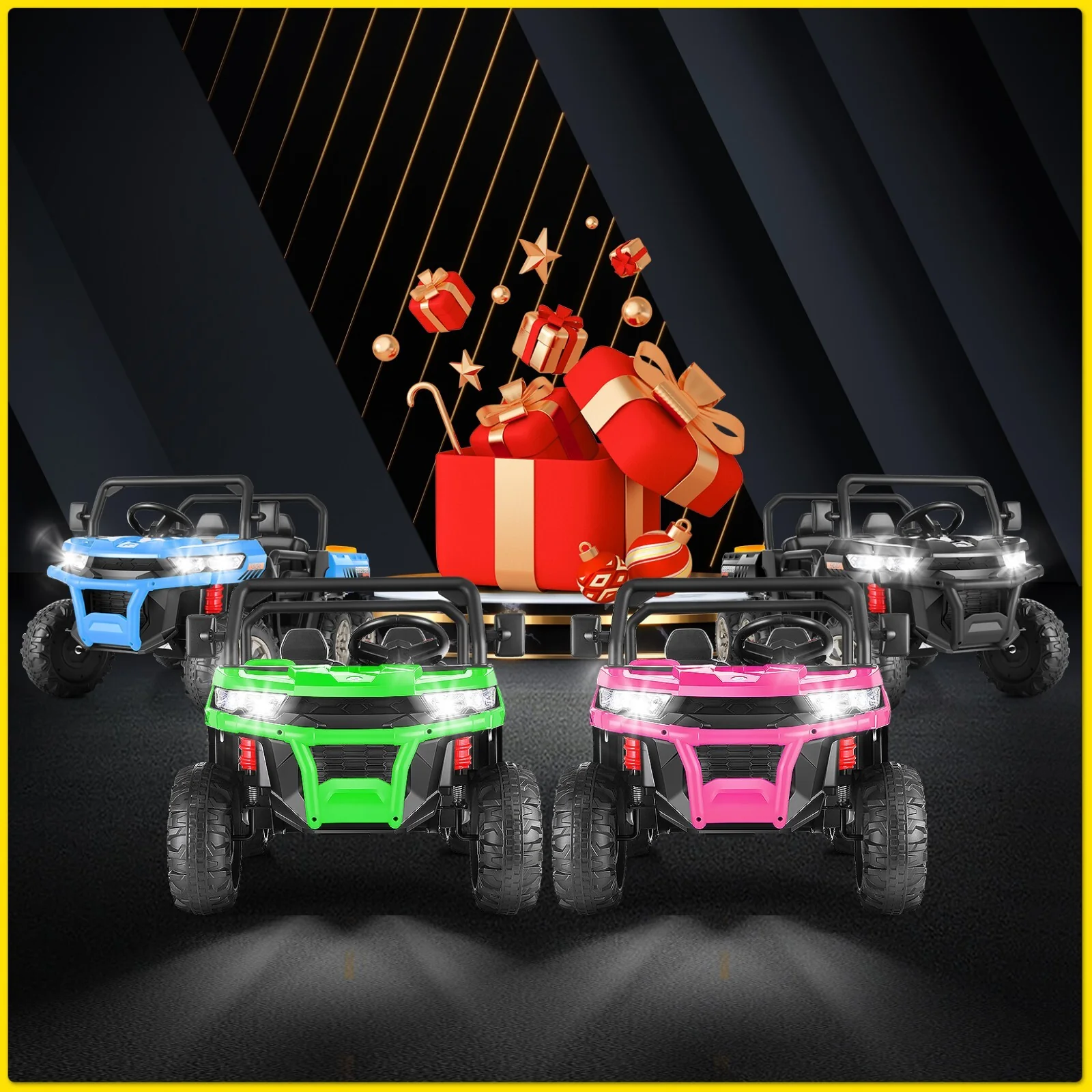 24V 2-Seater Kids Electric 4WD Ride-On Dump Truck with Remote Control - Image 21