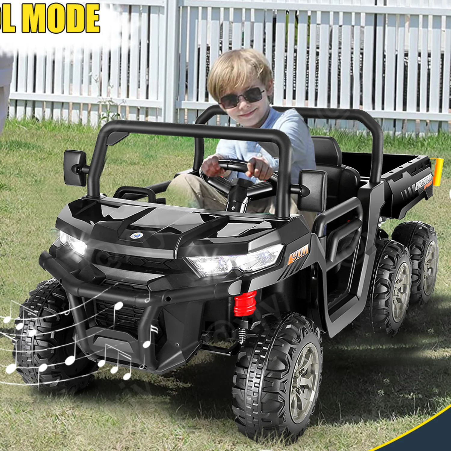 24V Electric Ride-On Dump Truck for Kids with Remote Control and 4/6 Wheels - Image 26
