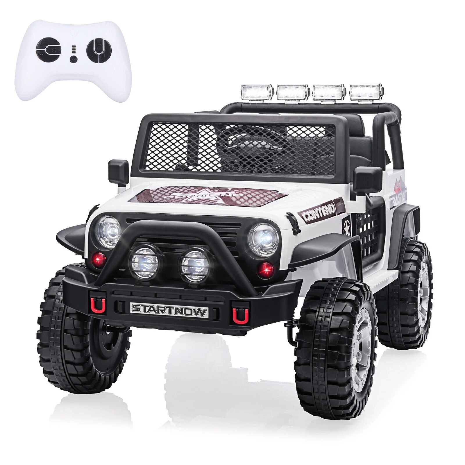 Electric 2-Seater Kids Ride-On Jeep Truck with Remote Control and Power Wheels - Image 2