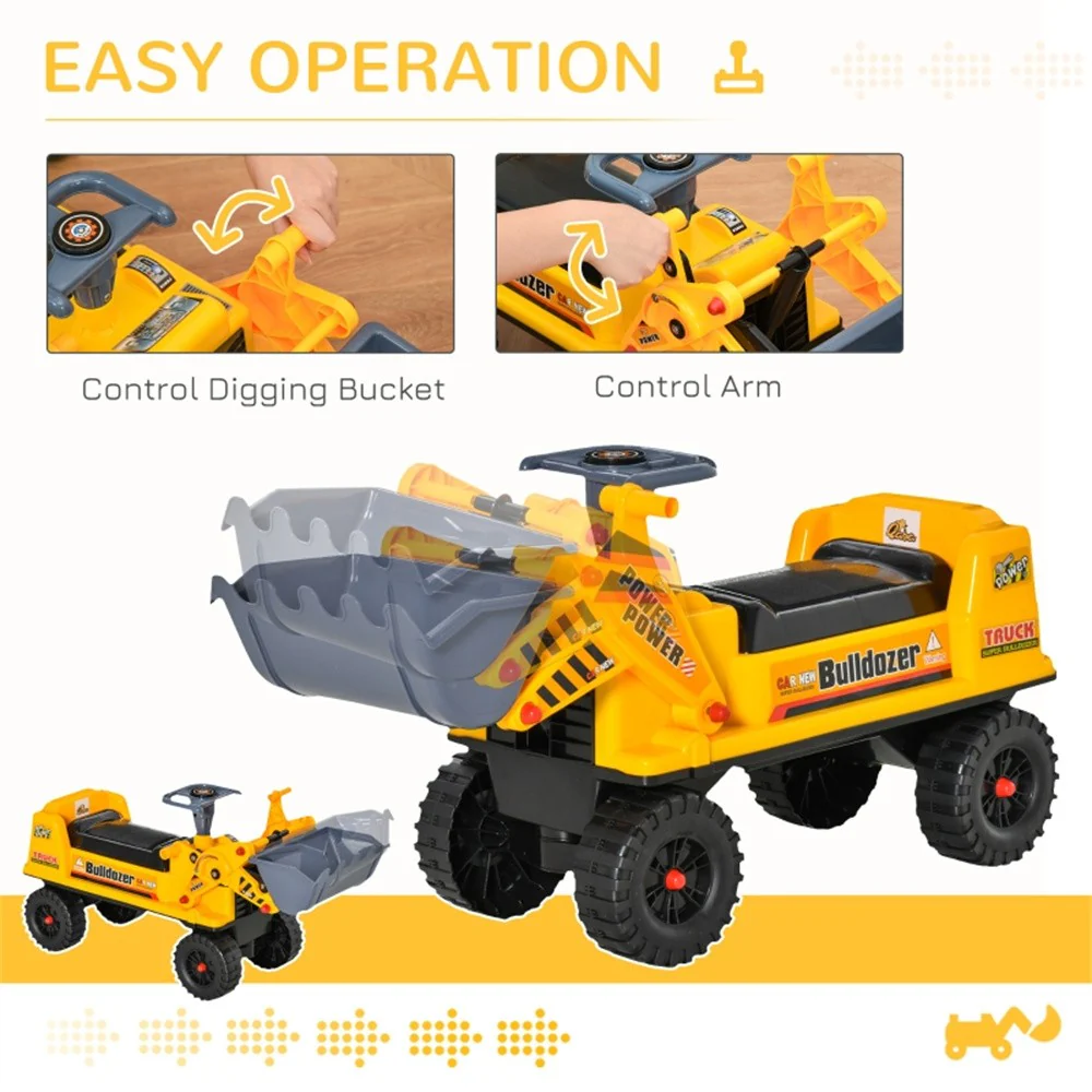 Electric Rechargeable Kids Ride-On Car Toy with Lights and Music - Image 4