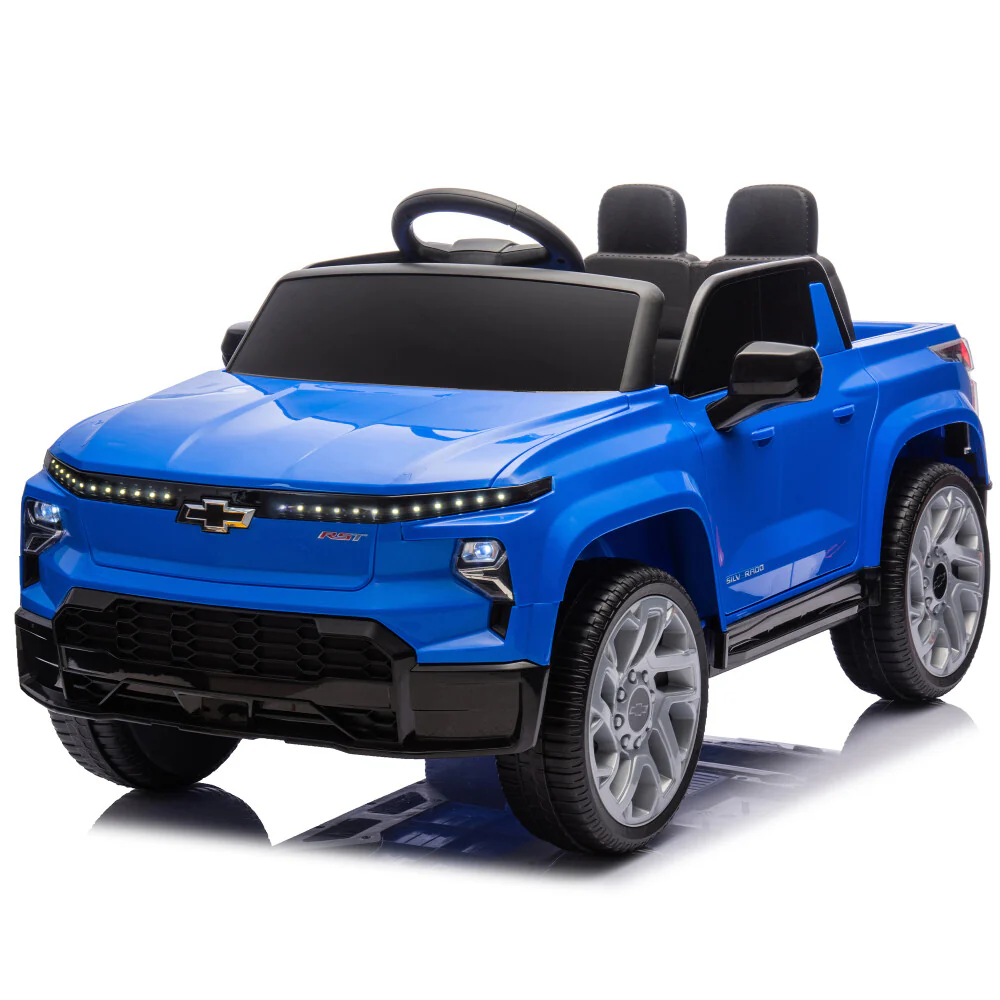 Kids Four-Wheel Ride-On Car with Suspension, LED Lights, Bluetooth Music, and Power Display - Image 4