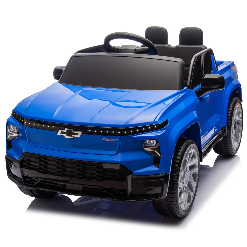 Kids Four-Wheel Ride-On Car with Suspension, LED Lights, Bluetooth Music, and Power Display - Image 5