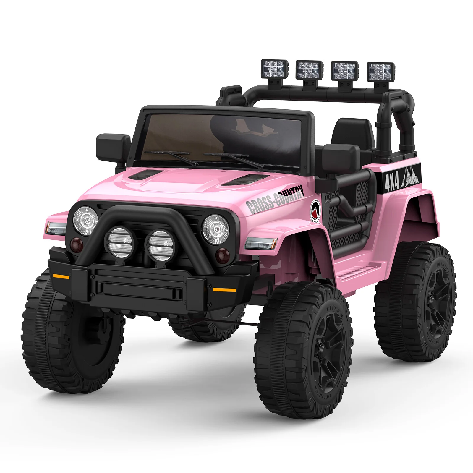 12V Kids Ride-On SUV Electric Car Toy with Remote Control, LED Lights, and Music - Image 2
