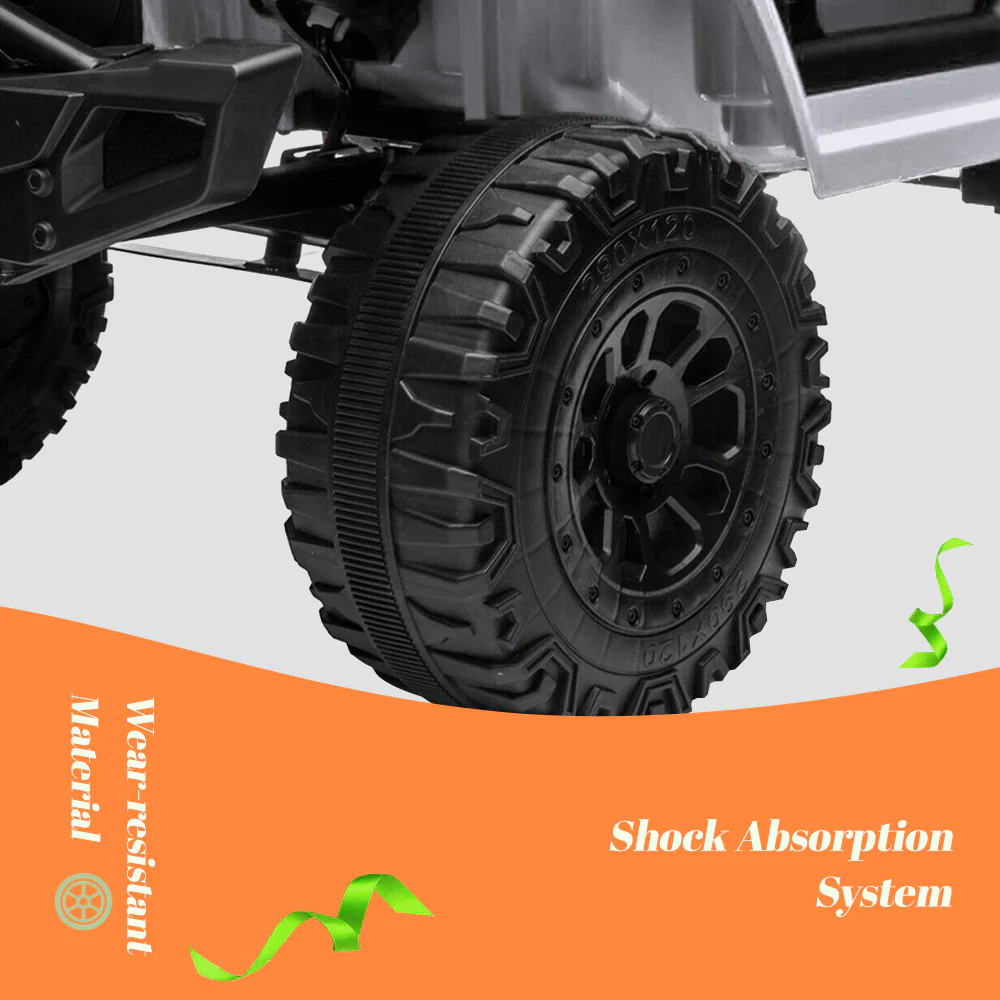 12V Electric Ride-On Truck for Kids with Remote Control and Bluetooth Power Wheels - Image 6