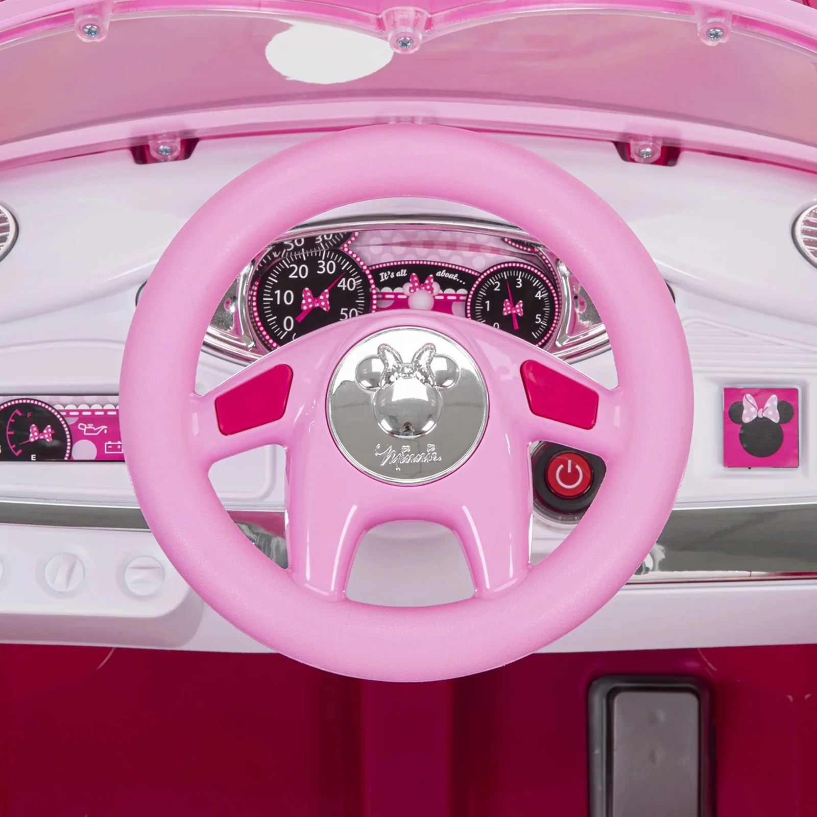 Battery-Powered Minnie Mouse Ride-On Car Toy for Girls Ages 3-7 - Image 12