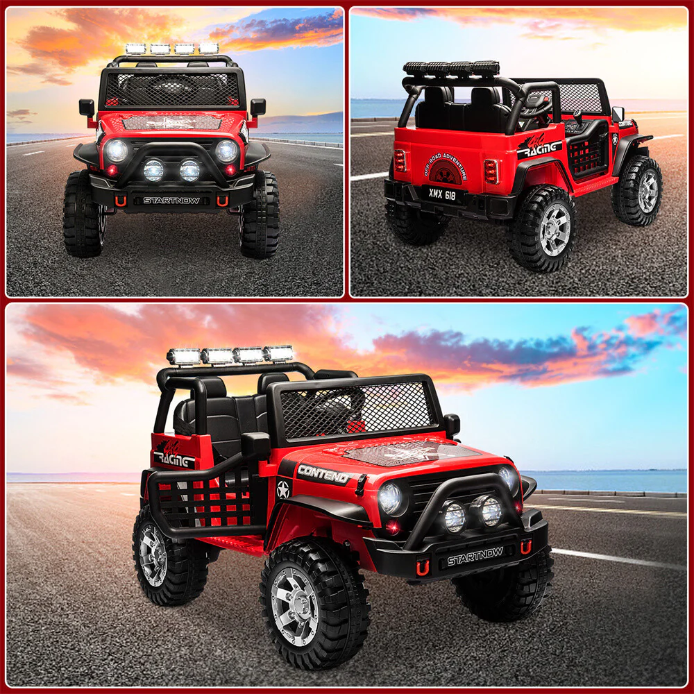 12V Kids Electric 2-Seater Ride-On Jeep Truck with Remote Control - Image 8