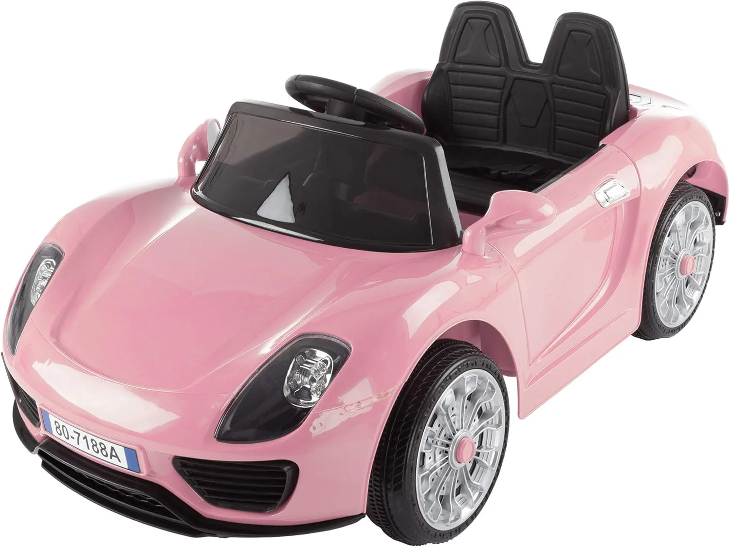 6V Battery-Powered Kids Ride-On Sports Car with Remote Control - Image 10