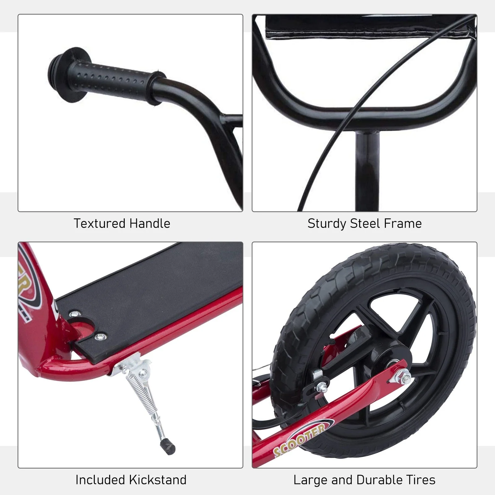 Kids Ride-On Car with Safety Belt, Adjustable Seat, and Durable Frame - Image 4