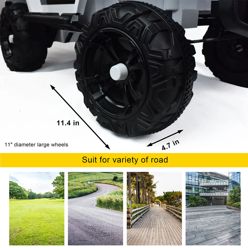 Kids Ride-On Cars with Remote Control Camouflage Color and Spring Suspension - Image 10