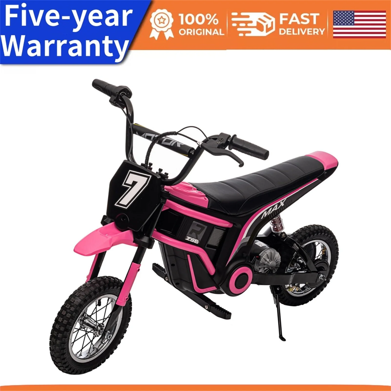 Kids Electric Dirt Bike 350W Motor 24V Battery Up to 14.29 MPH Speed - Image 2