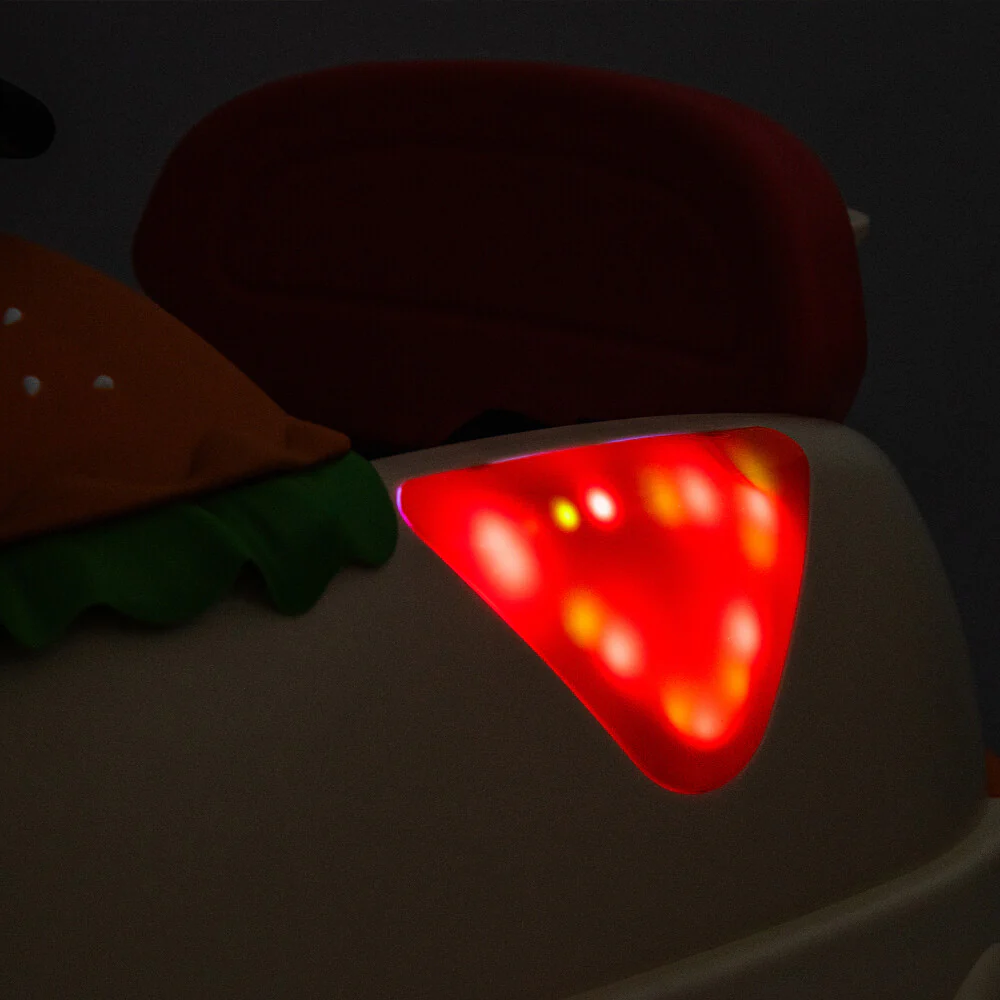 Kids Electric Ride-On Bumper Car with Parental Control and Hamburger Design - Image 22