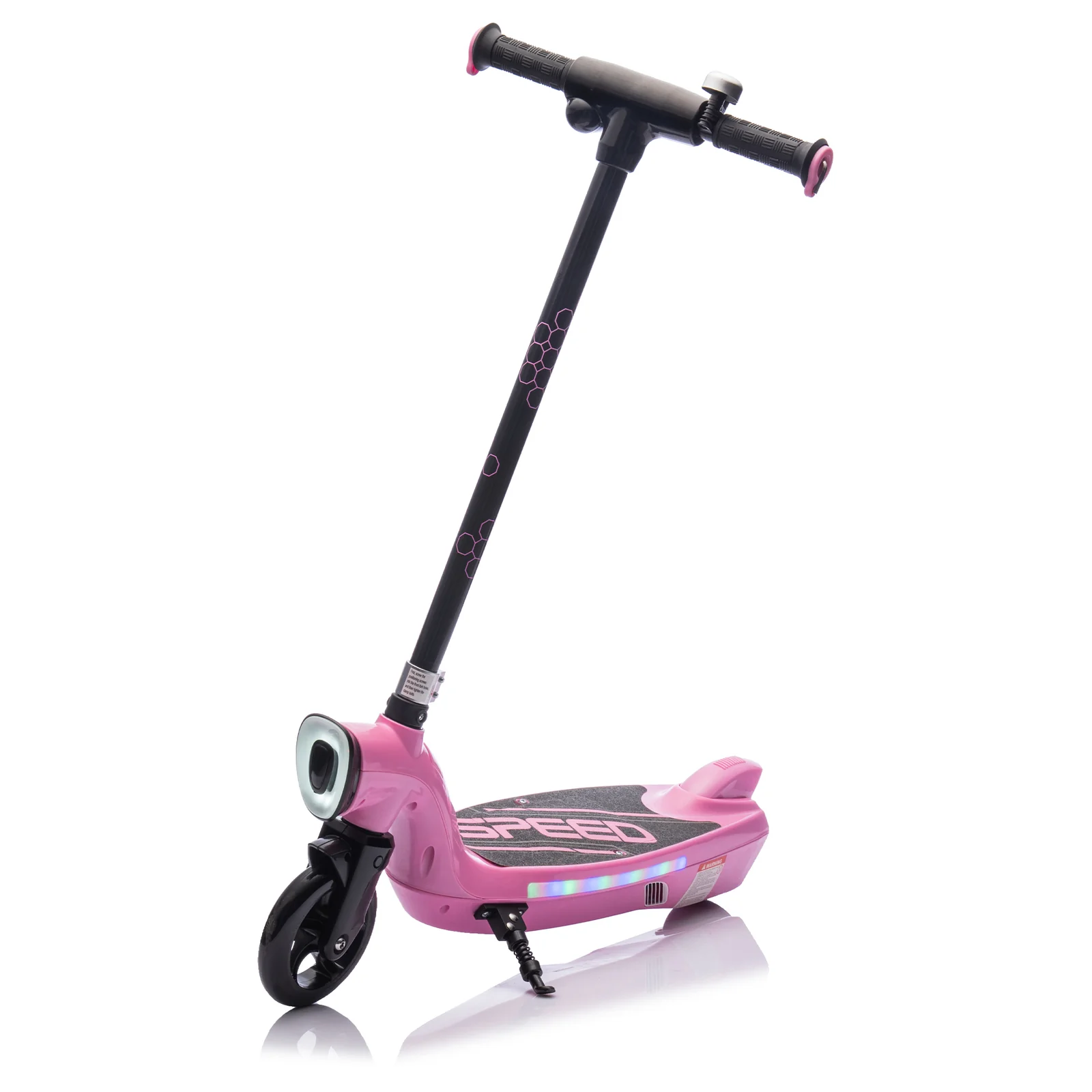 Kids Ride-On Electric Scooter with Kickstand, Bell, and Enhanced Speed