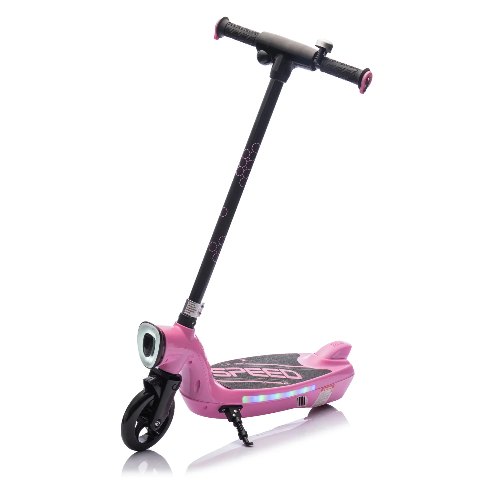 Kids Ride-On Electric Scooter with Kickstand, Bell, and Enhanced Speed - Image 3