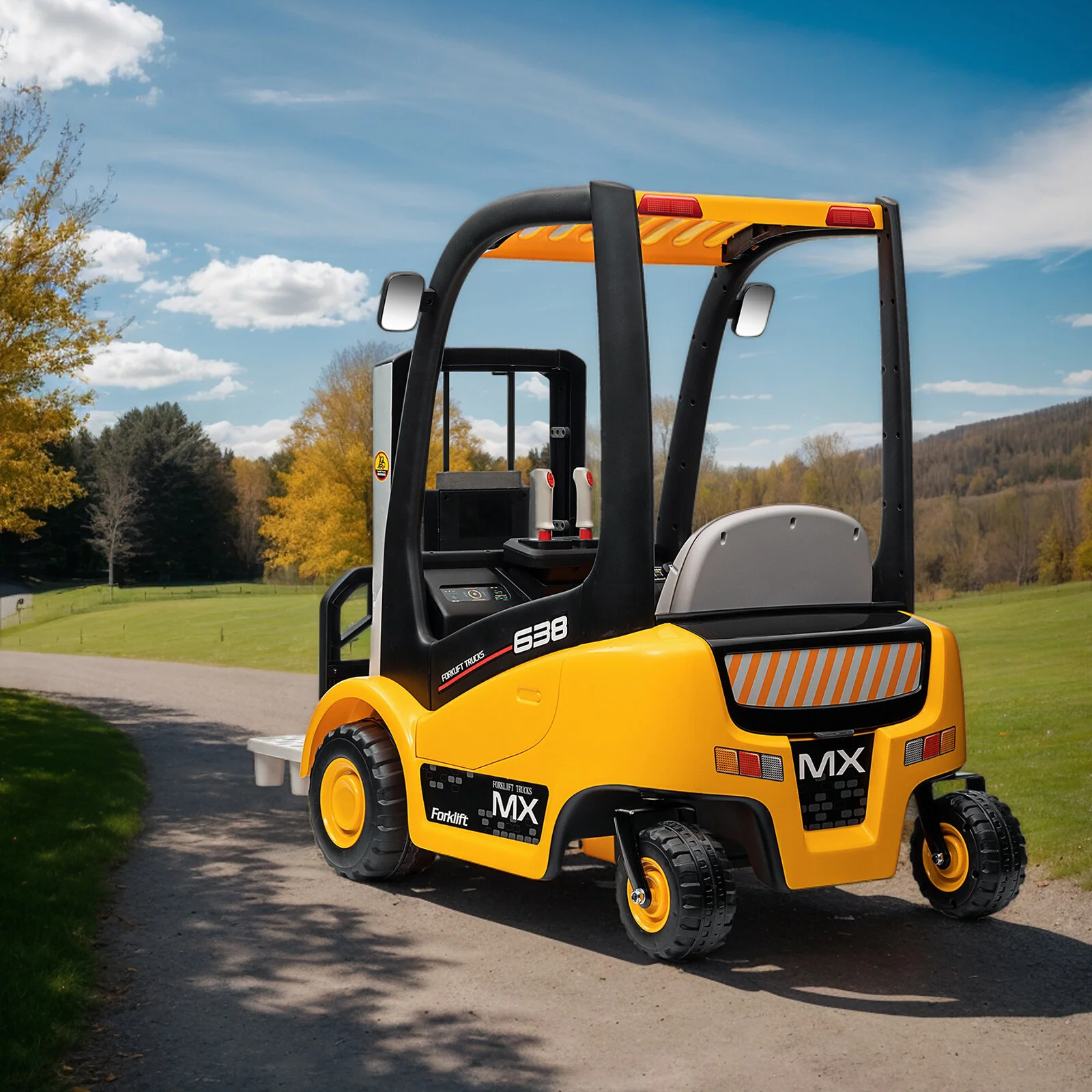 12V Electric Ride-On Forklift for Kids with Battery and Remote Control - Image 12