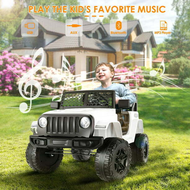 Kids Ride On Jeep Truck with Remote Control, MP3 Player, LED Lights, and 3 Speed Options - Perfect Gift for Children (24V/12V) - Image 61