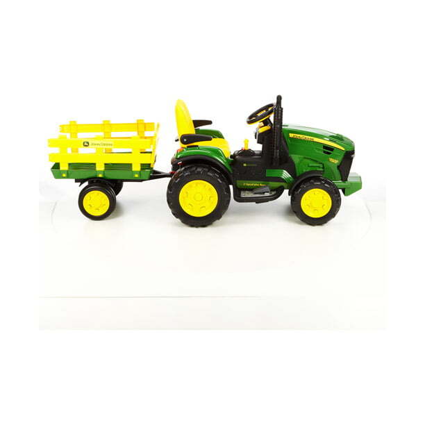 Electric Battery-Powered Ride-On Tractor and Trailer for Kids - Image 5