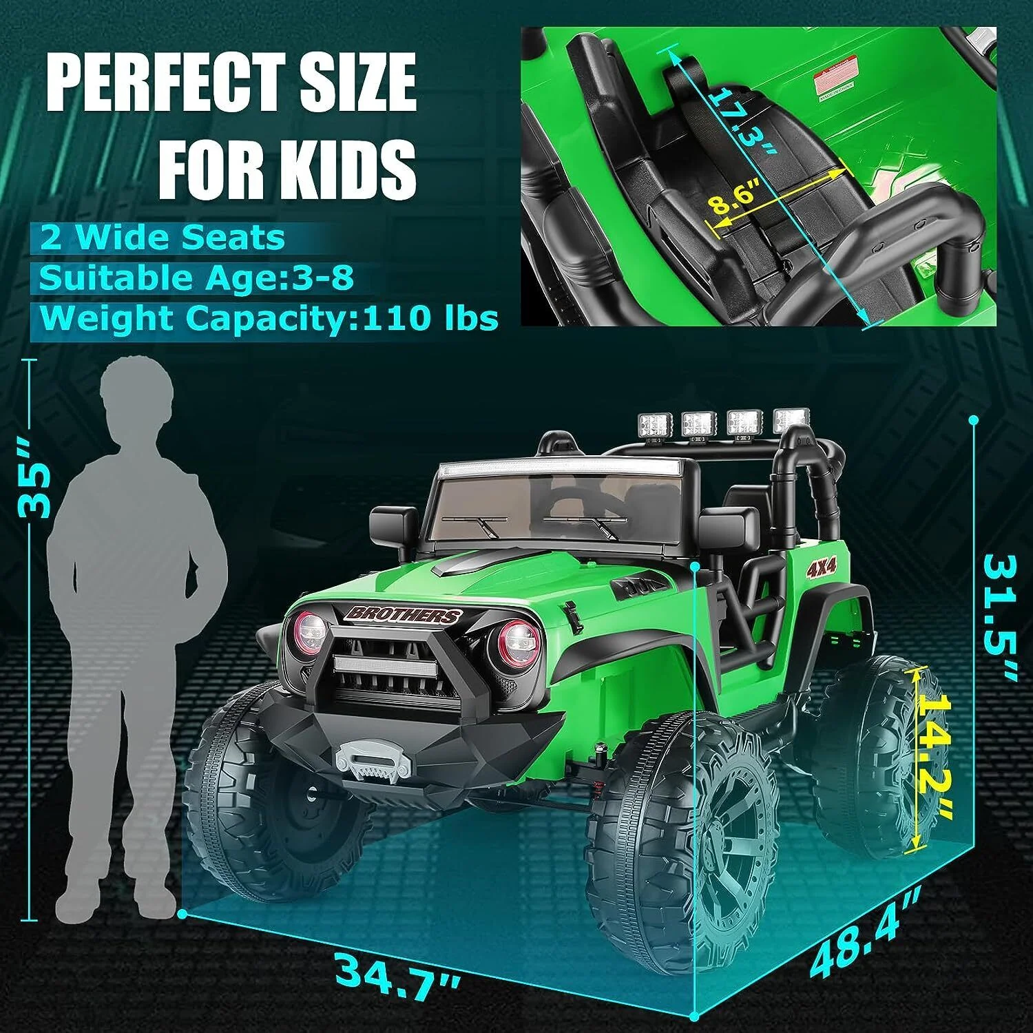 Kids Ride-On Lamborghini Electric Car with Remote Control - 24/12V - Image 105