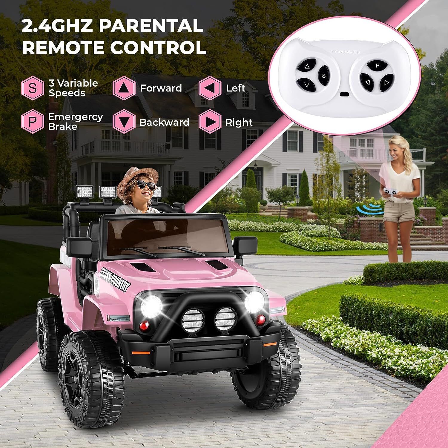 Kids Ride-On Lamborghini Electric Car with Remote Control - 24/12V - Image 122