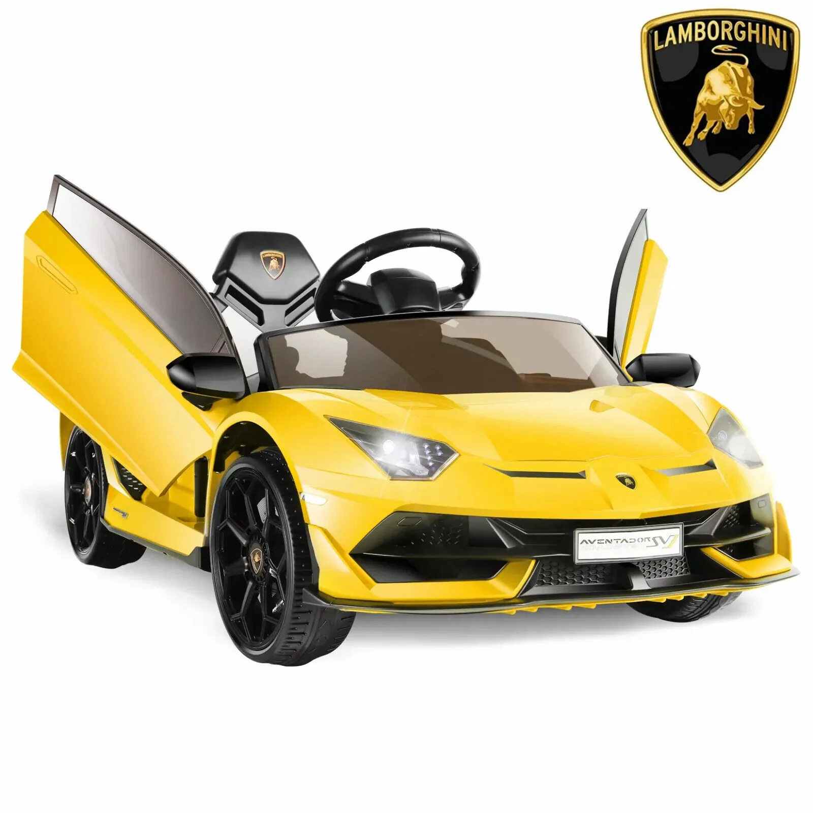 Kids Ride-On Lamborghini Electric Car with Remote Control - 24/12V - Image 16