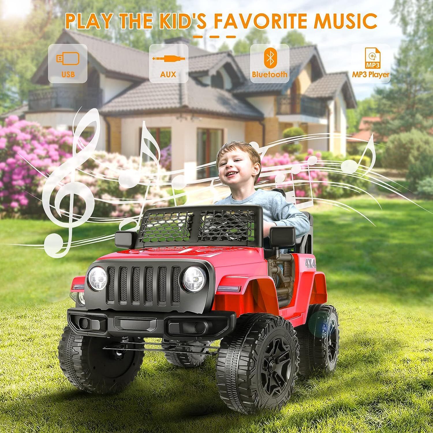 Kids Ride-On Lamborghini Electric Car with Remote Control - 24/12V - Image 50