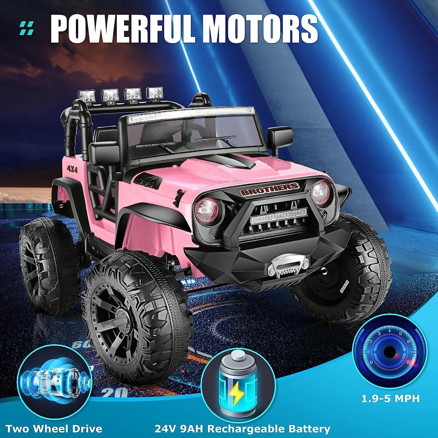 Kids Ride-On Lamborghini Electric Car with Remote Control - 24/12V - Image 83