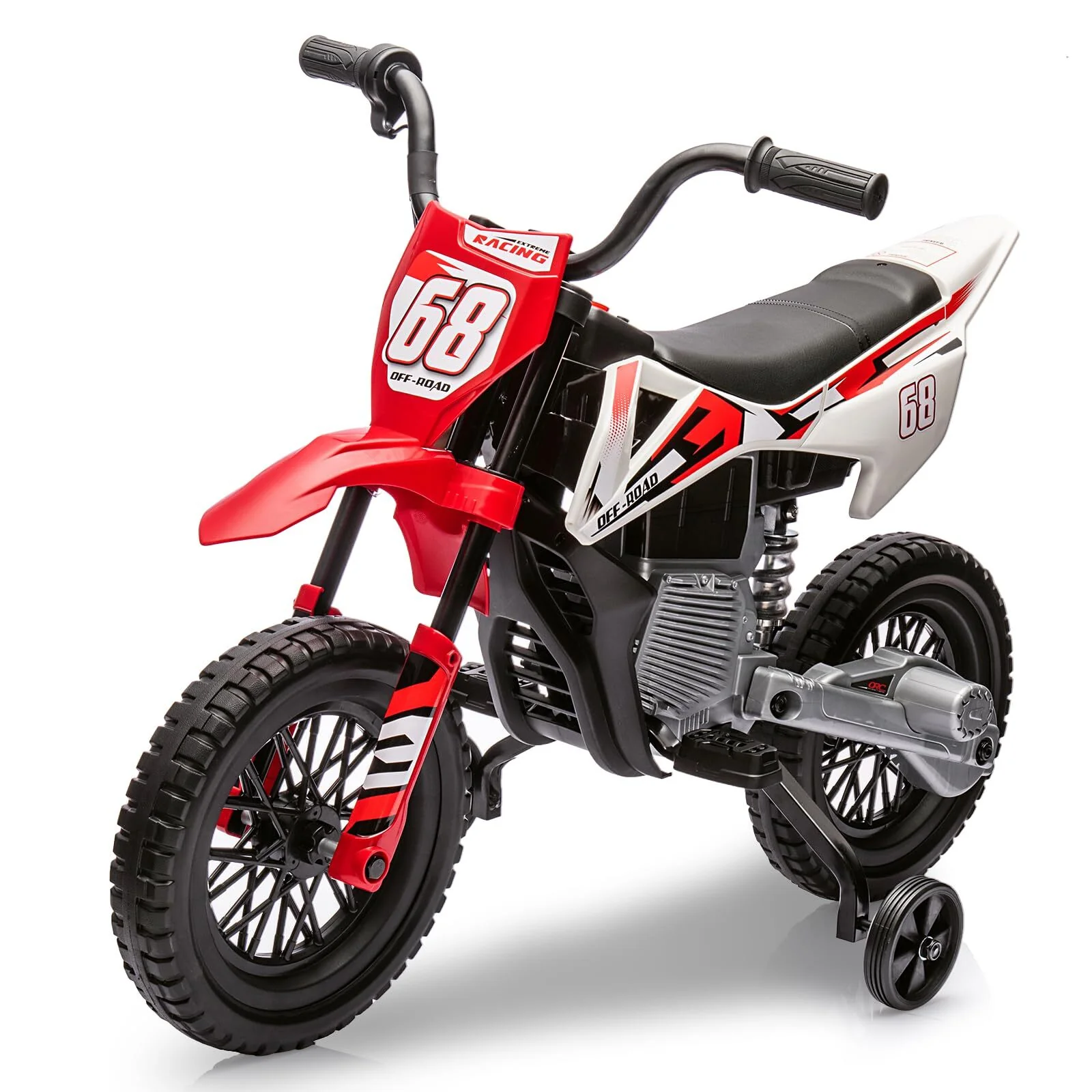 12V Electric Kids Ride-On Dirt Bike with Dual Motors for Ages 3-8 - Image 2