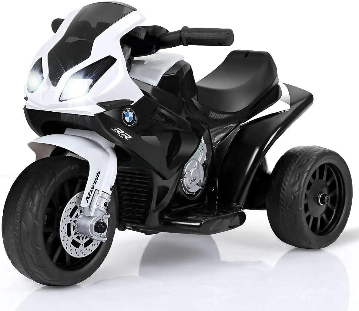 Kids 3-Wheel Ride-On Motorcycle with Training Wheels and Headlight - Image 7