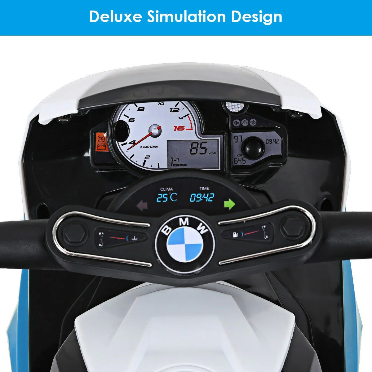 Kids Licensed 6V Electric 3-Wheel Ride-On Motorcycle Bicycle - Image 6