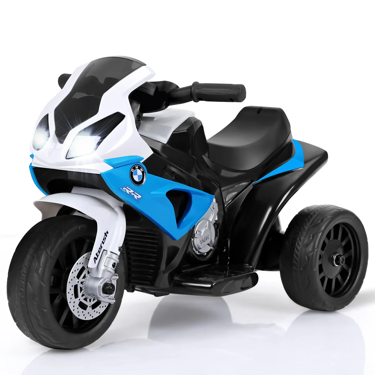 Licensed 6V Electric Kids Ride-On BMW Motorcycle Tricycle with Music and Lights - Image 11