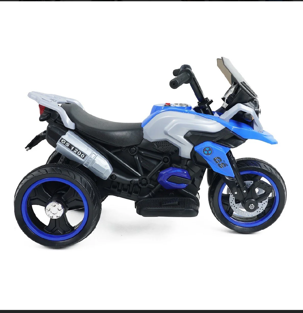 Electric Kids Ride-On Motorcycle with 3 Wheels and Music - Image 3