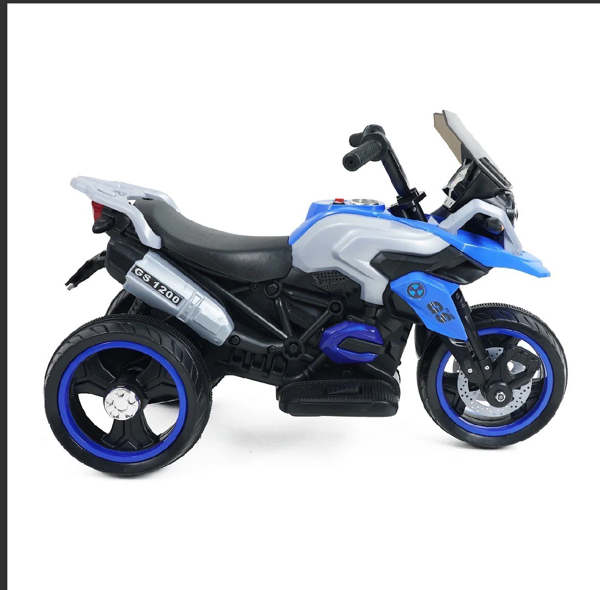 Electric Kids Ride-On Motorcycle with 3 Wheels and Music - Image 4