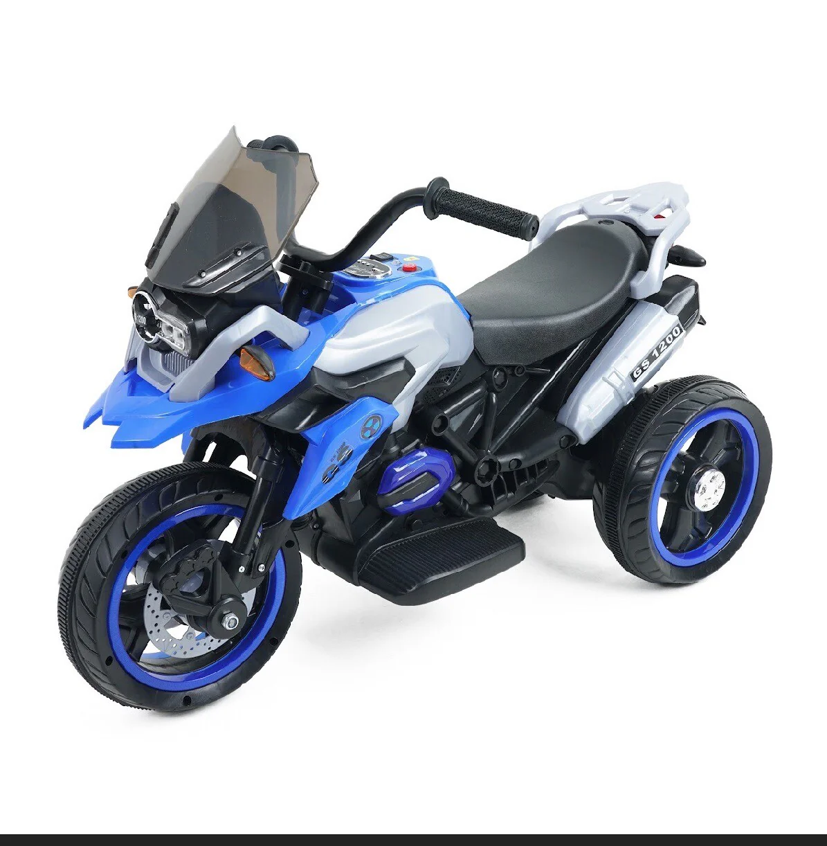 Electric Kids Ride-On Motorcycle with 3 Wheels and Music - Image 5