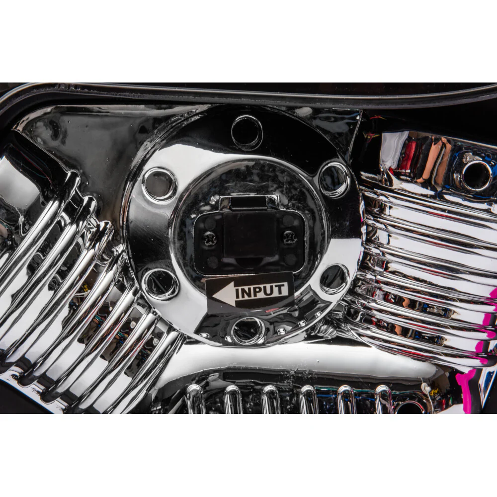 Kids 3-Wheel Ride-On Chopper Motorcycle Toy with LED Headlights and Horn - Image 6