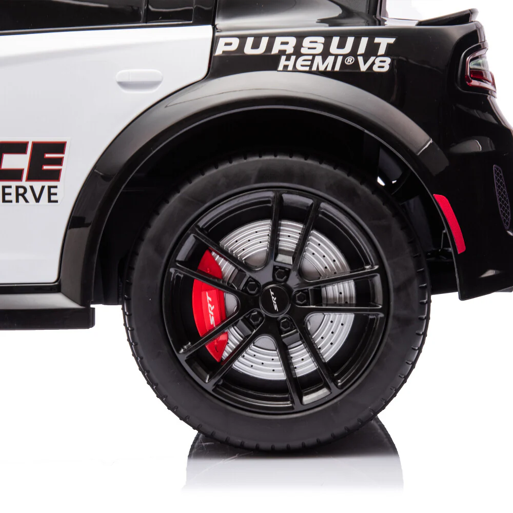 Kids Ride-On Police Car with Parental Remote Control, Anti-Collision Bar, and Slow Start - Image 15