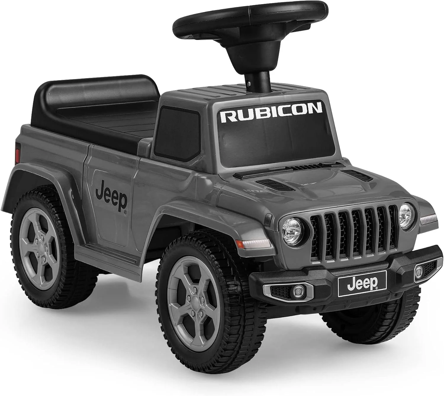 Licensed Jeep Toddler Ride-On Push Car with Foot-to-Floor Sliding Design - Image 10