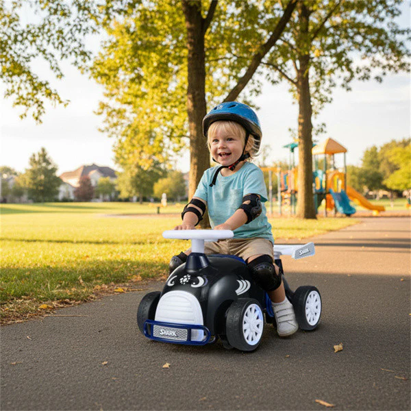 Musical Ride-On Sliding Car for Kids with Steering Wheel for Indoor and Outdoor Fun - Image 5