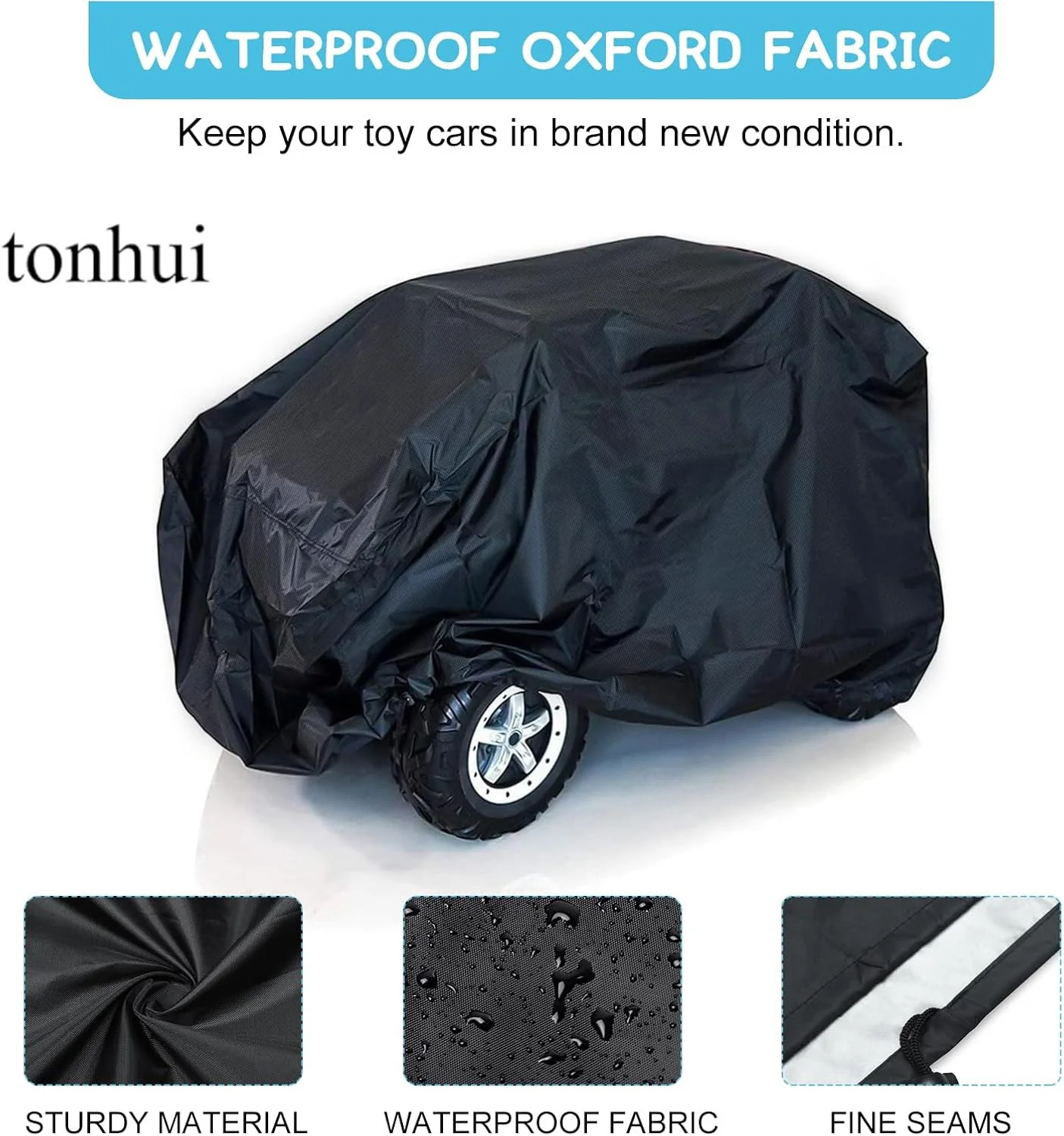 Kids Ride-On Toy Car Protective Outdoor Cover Water-Resistant for Electric Vehicles - Image 6