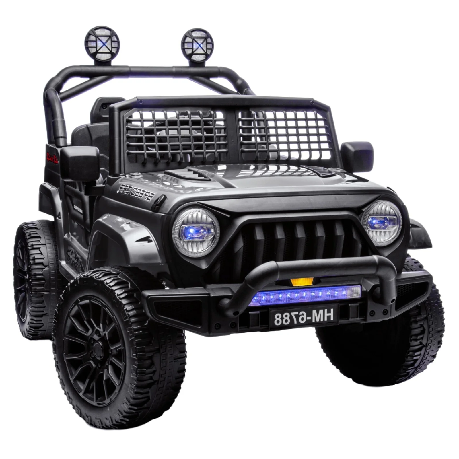 Electric 2-Seater Kids Ride-On Jeep Truck with Parental Remote Control and Power Wheels - Image 7