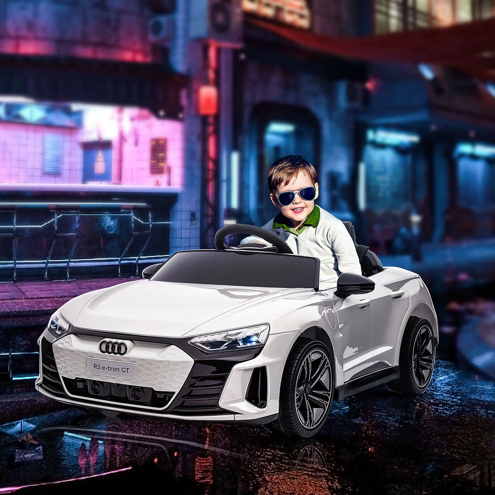 12V Electric Ride-On Car with Remote Control for Kids Ages 3-5, 3.1 MPH Speed - Image 2